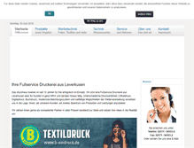 Tablet Screenshot of druckhaus-boeken.de